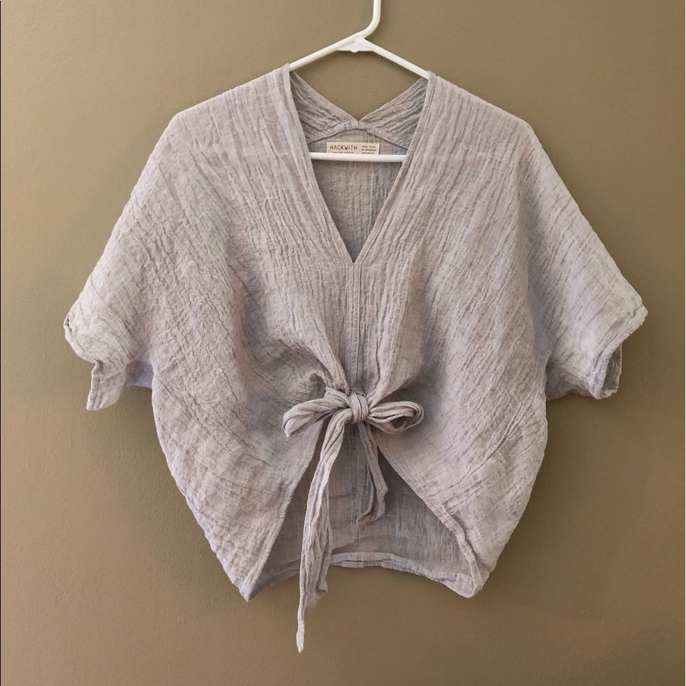 Hackwith Linen Bow Top